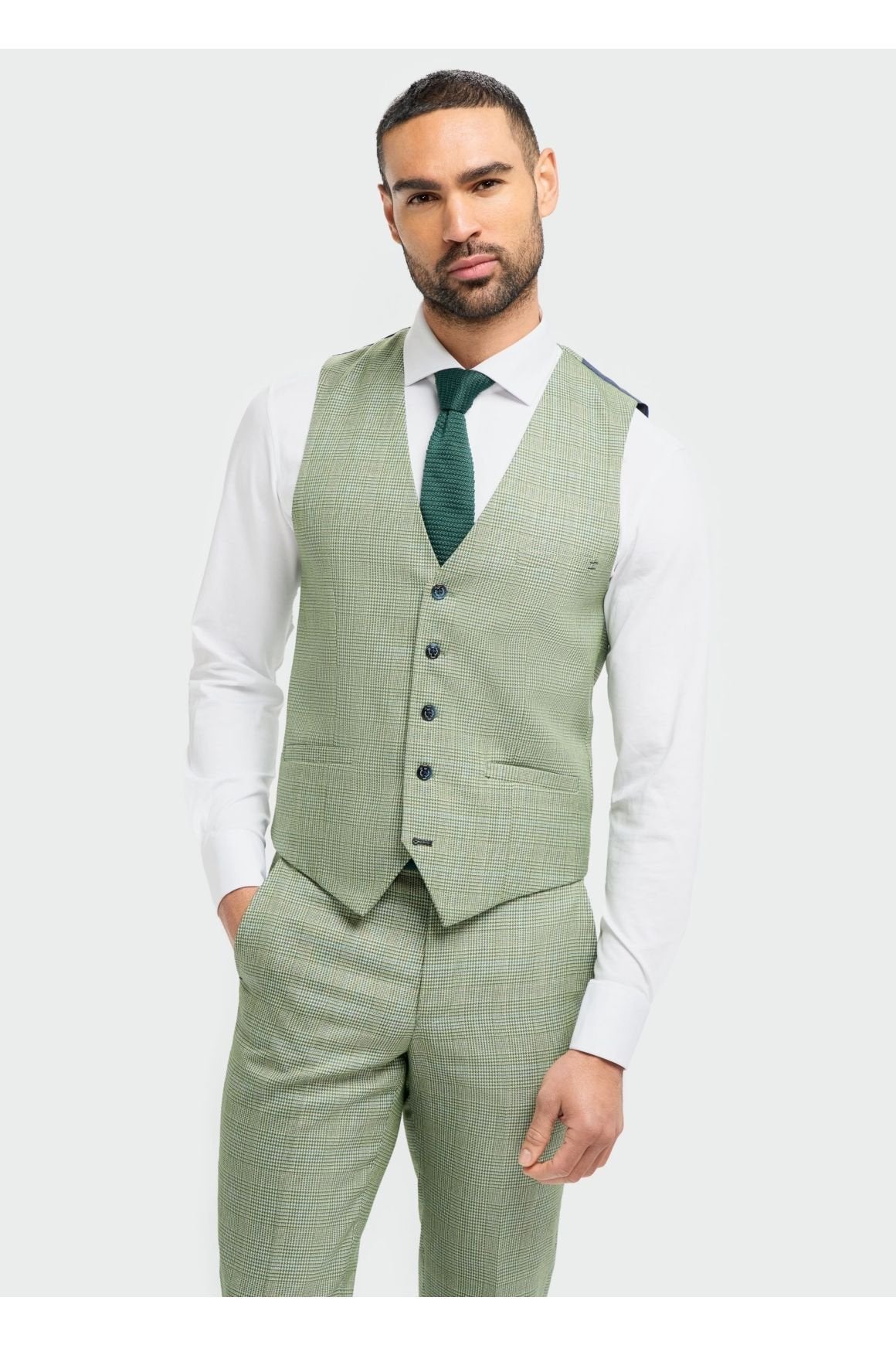 Mens Sage Caridi Waistcoat