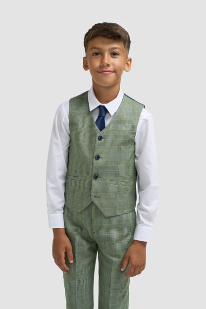 Boys Cavani Sage 3-Piece Suit