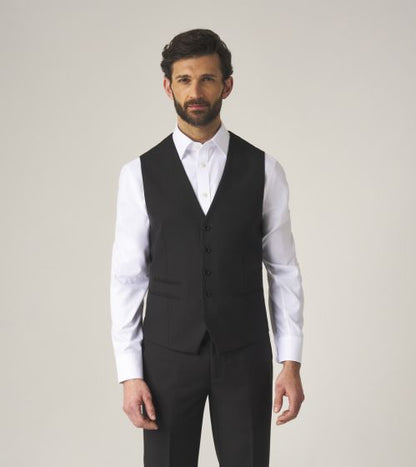 Skopes Madrid Black 3 Piece Suit