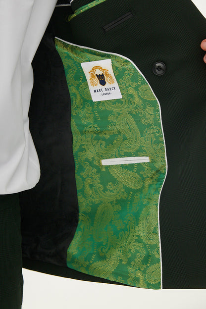 Bromley - Olive Green 3-Piece Suit