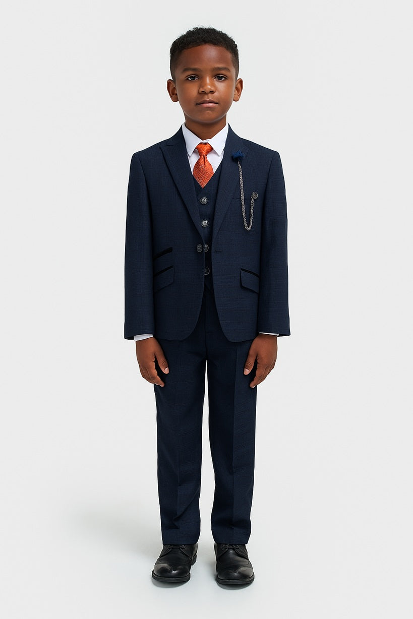 Boys Cavani Caridi Navy Suit